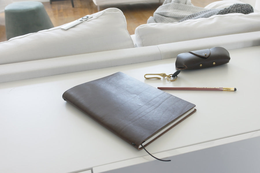Analog - A5 Leren Cover - Black-Notitieboek-DutchMills