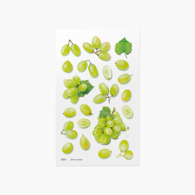 Appree - Fruit Sticker - Green grape-Sticker-DutchMills