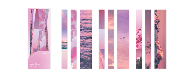 Appree - Mood Sticker - Pink Scene-Sticker-DutchMills