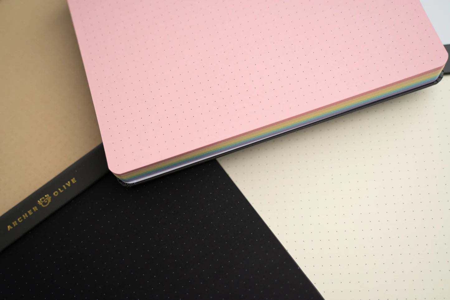 Archer & Olive - A5 Dot Grid Notepad Kraft-Notitieblok-DutchMills