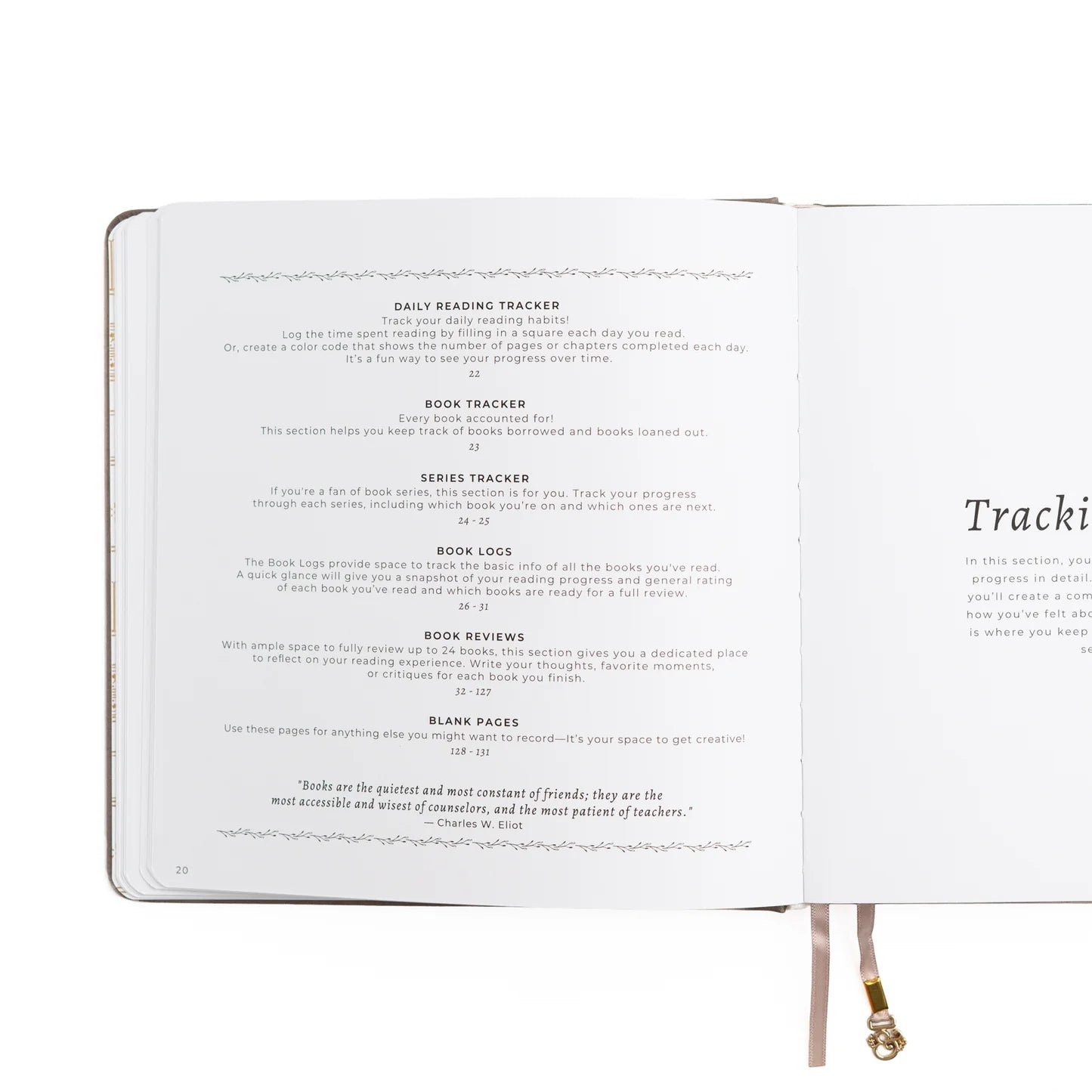 Archer & Olive - A5 Reading Journal - Vintage in Lilac-Notitieboek-DutchMills