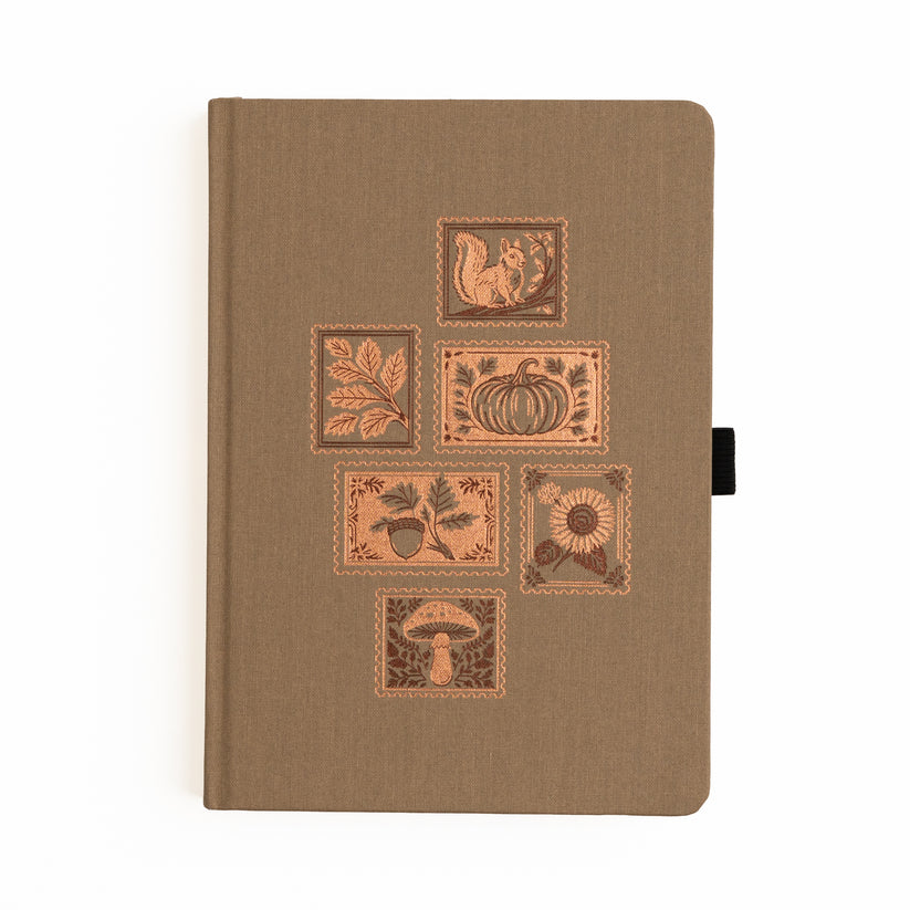 Archer & Olive - A5 Stamp Collector Dot Grid Notebook-Notitieboek-DutchMills