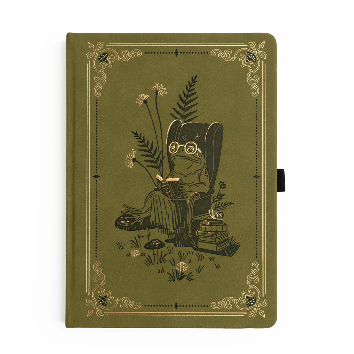 Archer & Olive - B5 Literary Frog Dot Grid Notebook-Notitieboek-DutchMills