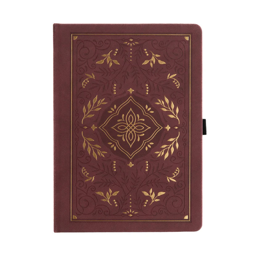 Archer & Olive - B5 Storybook in Plum Dot Grid Notebook-Notitieboek-DutchMills