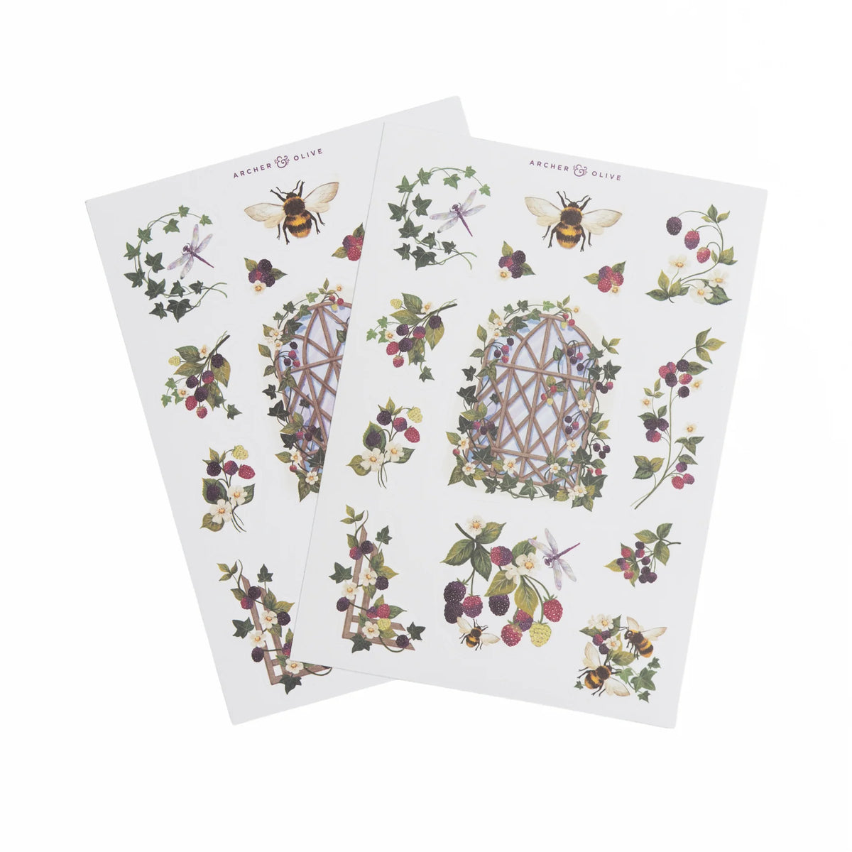 Archer & Olive - Berries & Vines Sticker Set-Sticker-DutchMills