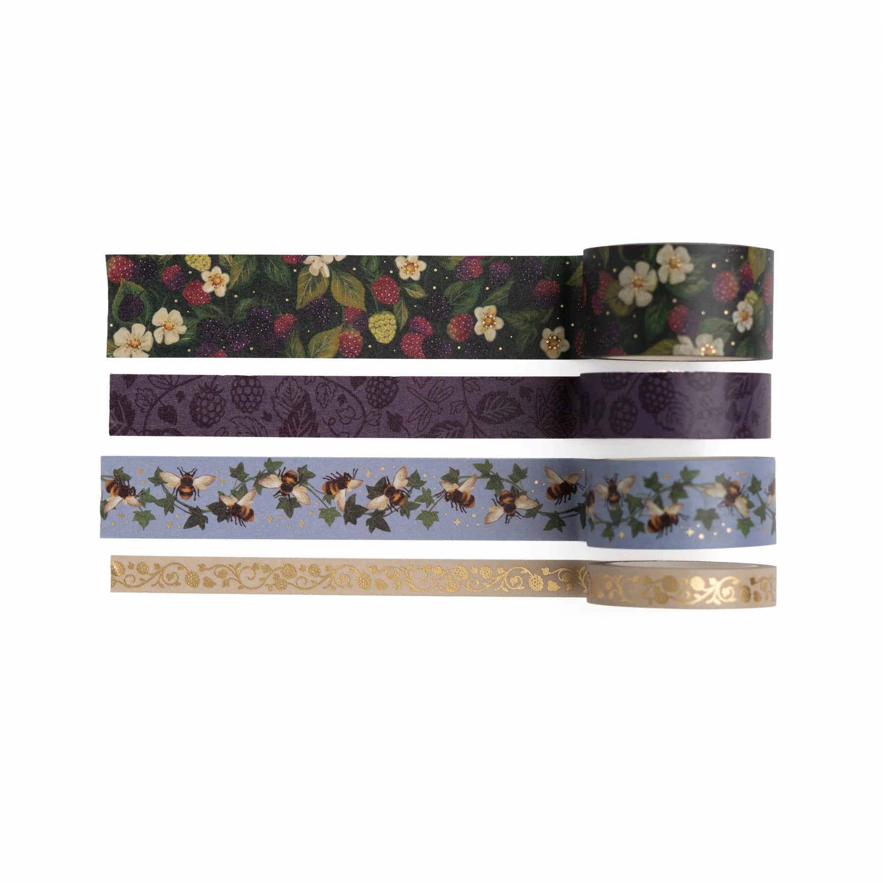 Archer & Olive - Berries & Vines Washi Tape Set-Maskingtape-DutchMills