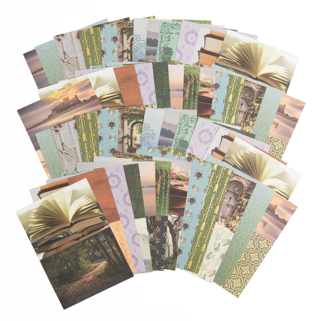 Archer & Olive - Enchanted Chapter Collage Paper Book-Sticker-DutchMills