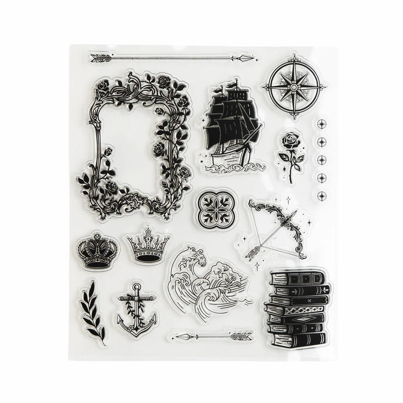 Archer & Olive - Enchanted Chapters Acrylic Stamp Set-Stempel-DutchMills