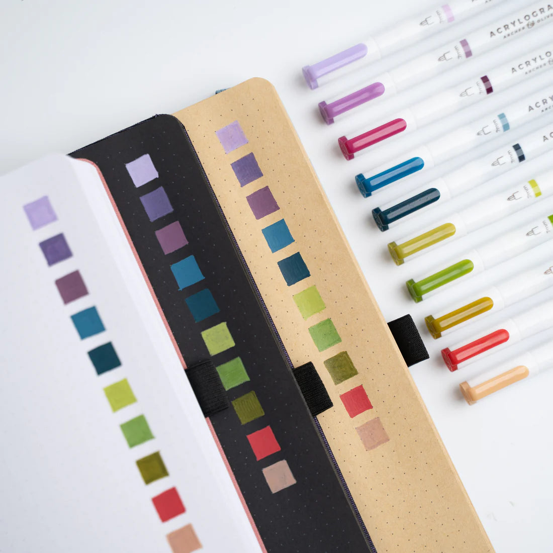 Archer & Olive - Enchanted Chapters Acrylograph Pens 10 pack-Stift-DutchMills