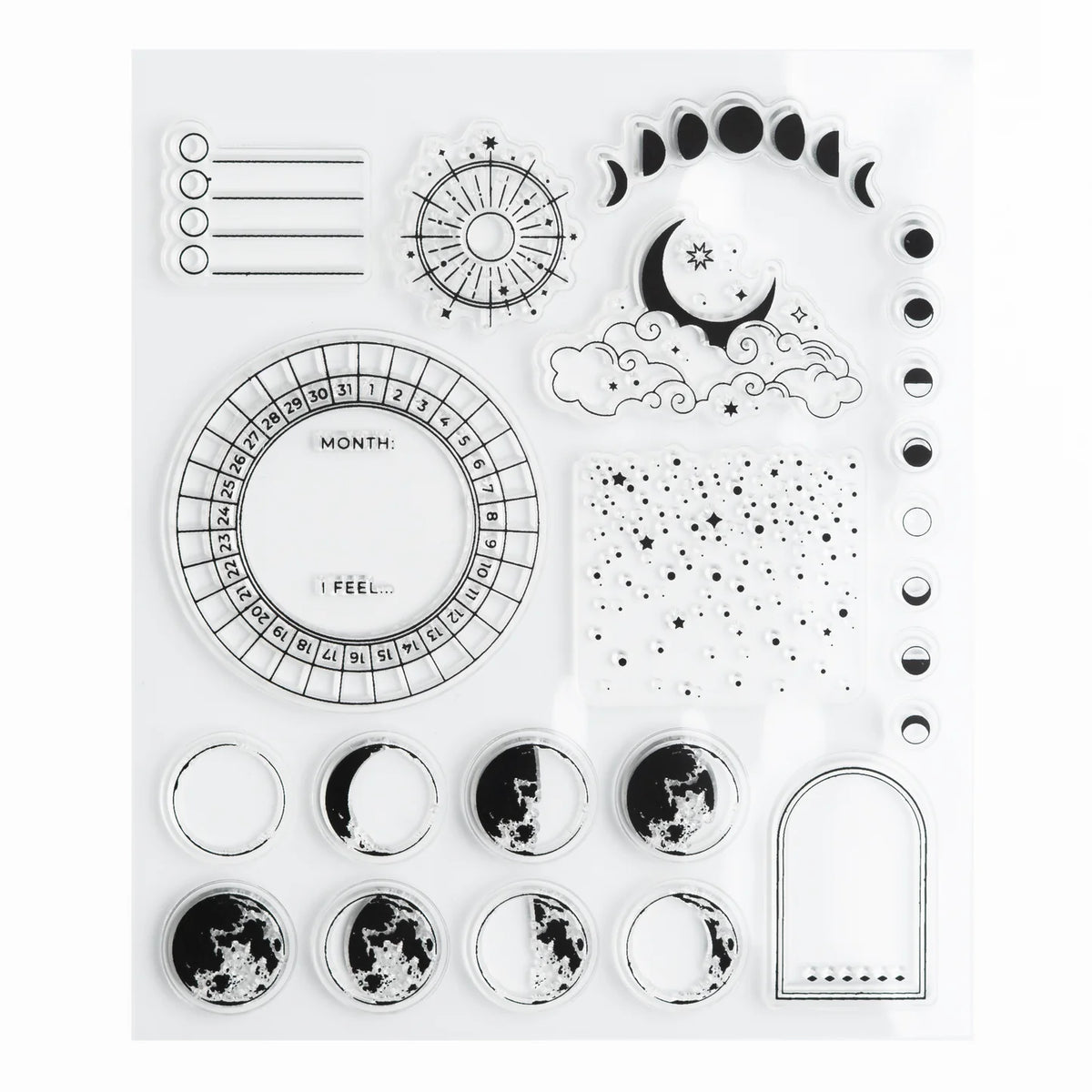 Archer & Olive - Everyday Celestial Stamp Set-Stempel-DutchMills