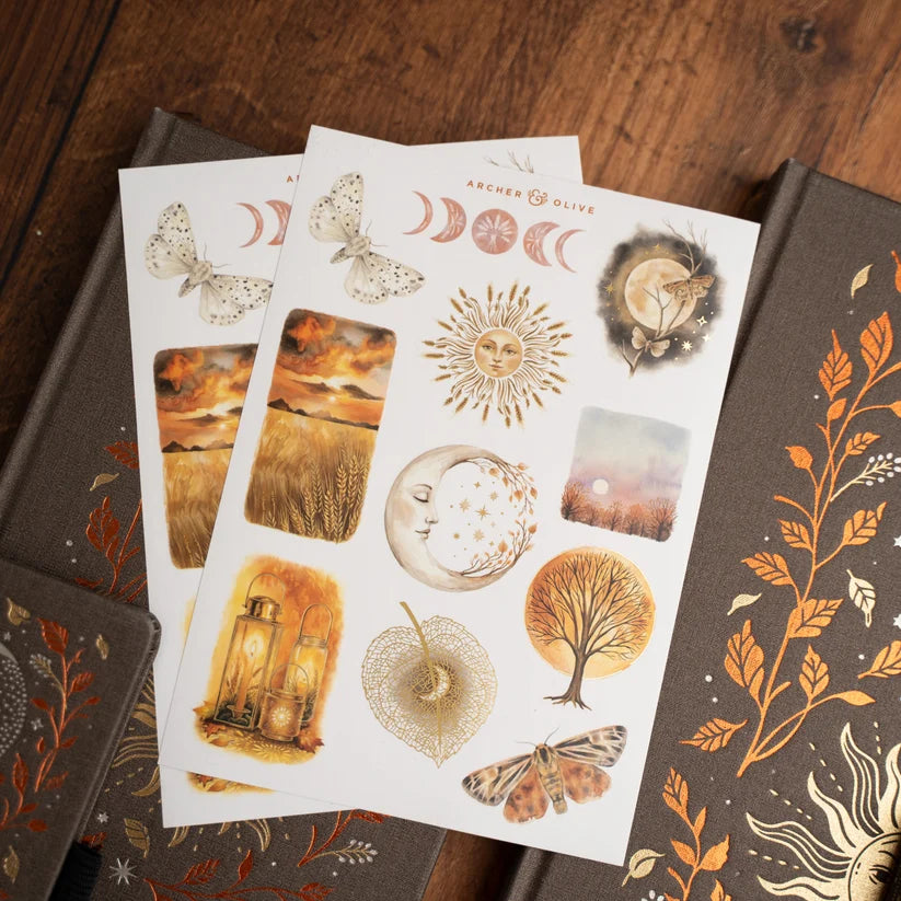 Archer & Olive - Harvest Moon Sticker Set-Sticker-DutchMills