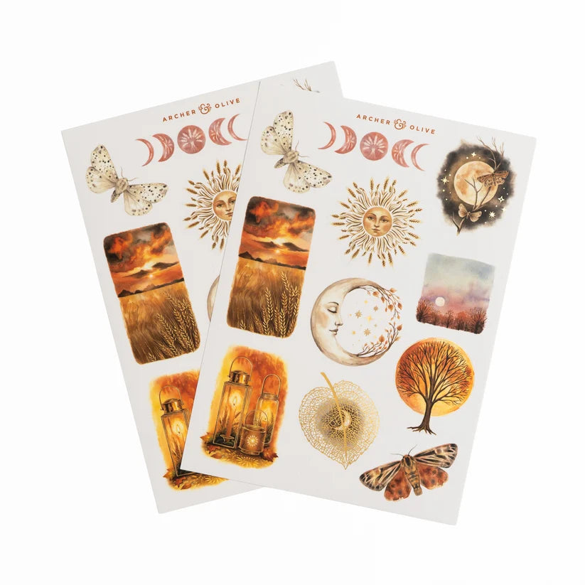 Archer & Olive - Harvest Moon Sticker Set-Sticker-DutchMills