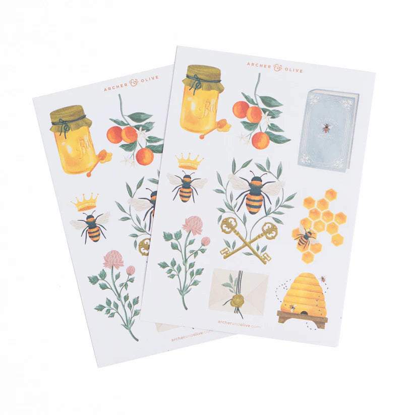 Archer & Olive - Keeper of the Bees Sticker Set-Sticker-DutchMills
