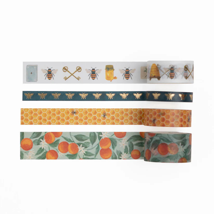 Archer & Olive - Keeper of the Bees Washi Tape Set-Maskingtape-DutchMills