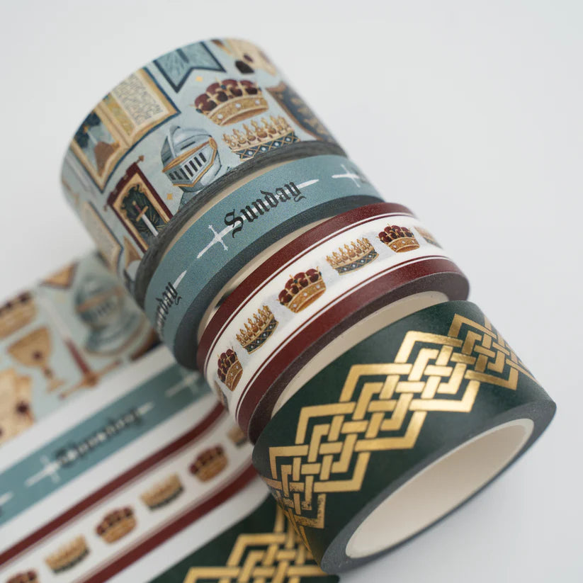 Archer & Olive - Knight's Sword Washi Tape Set-Maskingtape-DutchMills