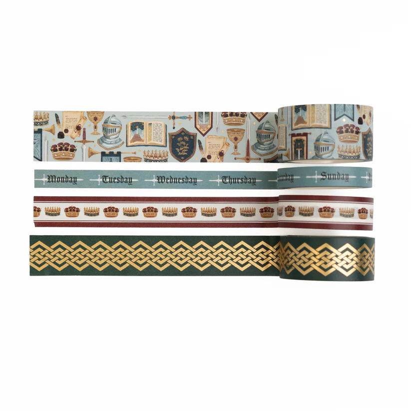 Archer & Olive - Knight's Sword Washi Tape Set-Maskingtape-DutchMills
