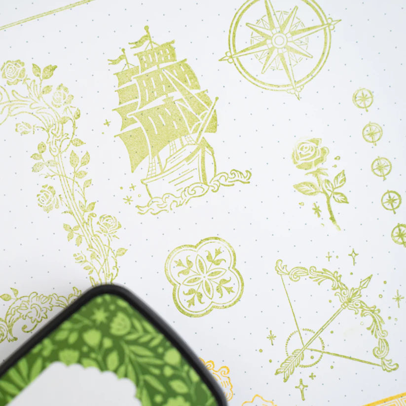 Archer & Olive - Legacy Ink Pad - Leaf Green-Stempelkussen-DutchMills