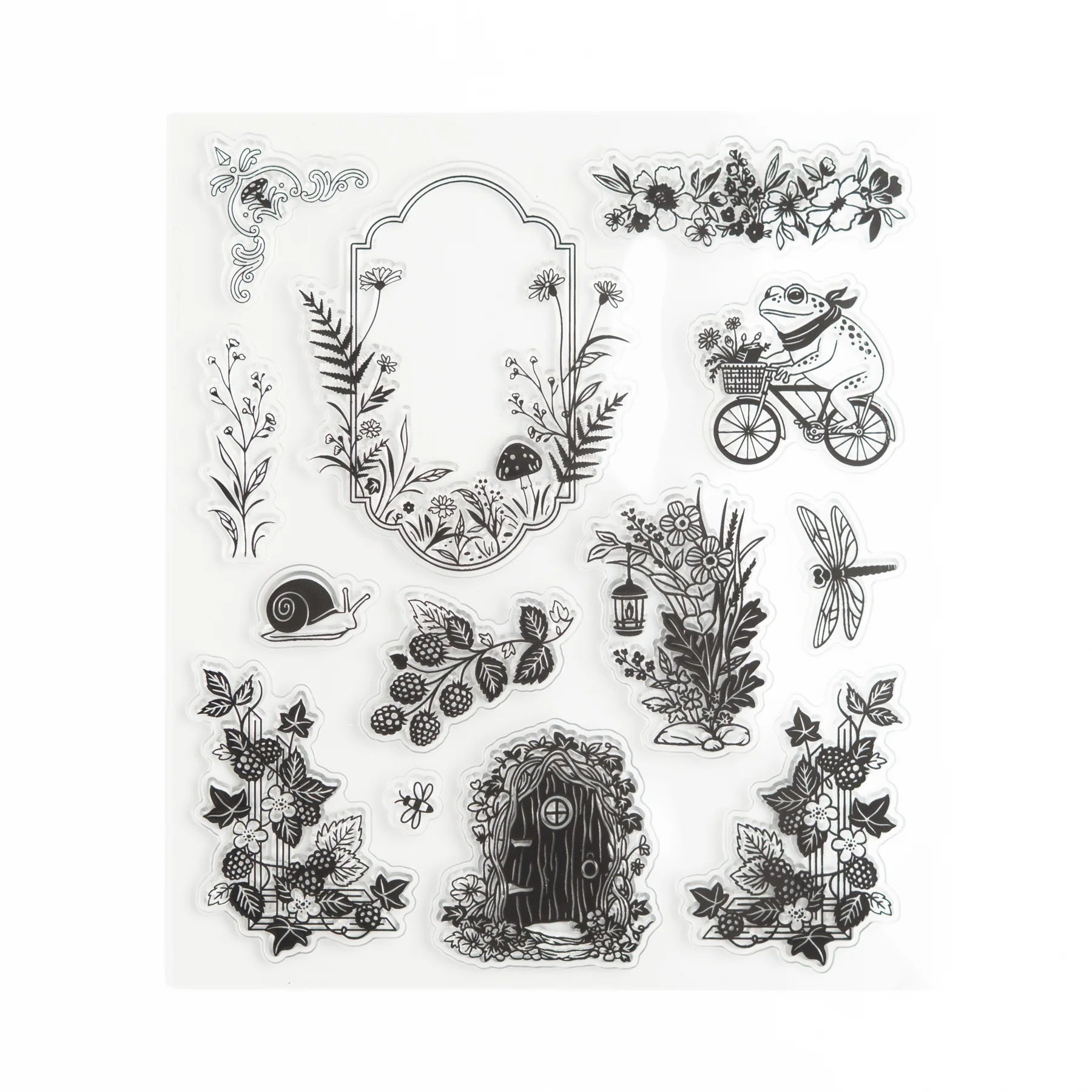 Archer & Olive - Meadow & Vine Acrylic Stamp Set-Stempel-DutchMills