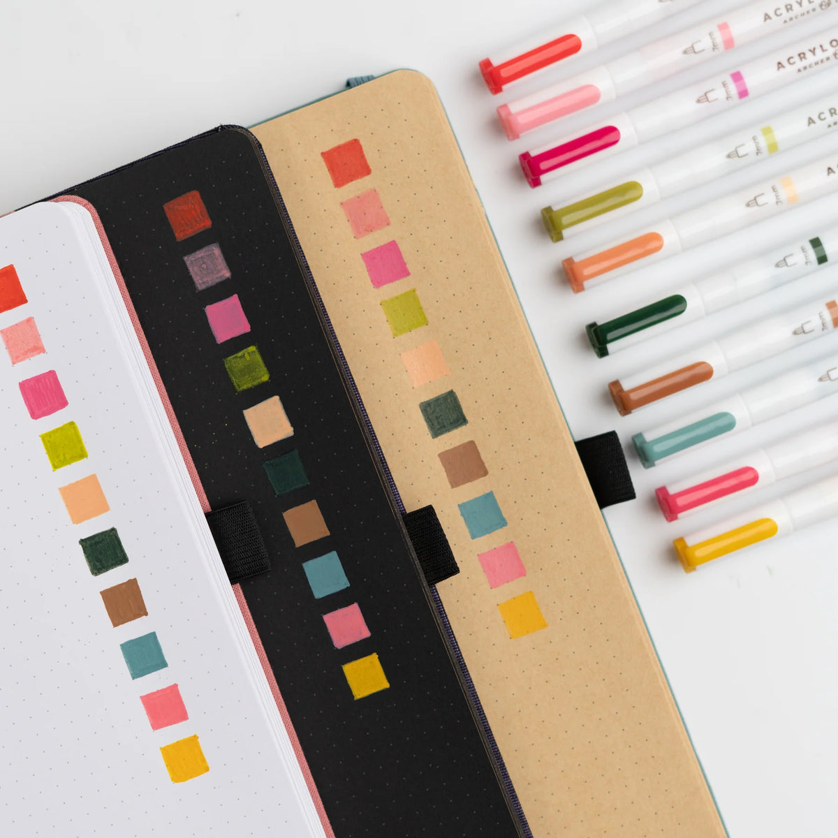 Archer & Olive - Meadow & Vine Acrylograph Pens 10 pack-Stift-DutchMills
