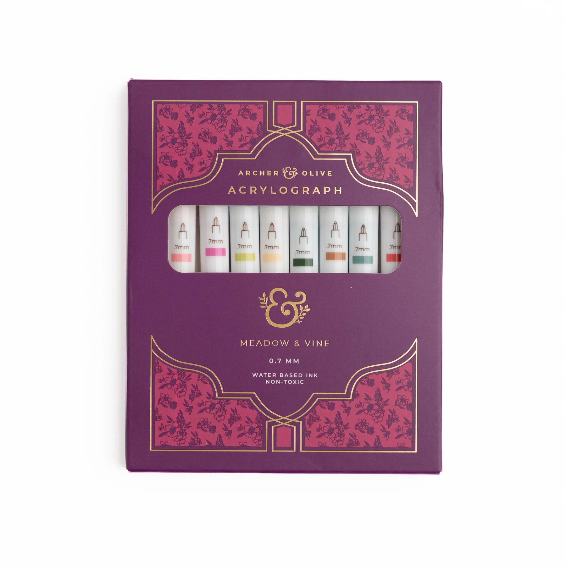 Archer & Olive - Meadow & Vine Acrylograph Pens 10 pack-Stift-DutchMills