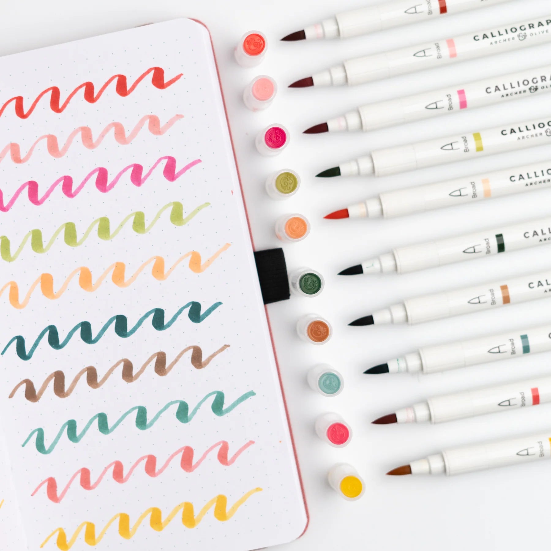 Archer & Olive - Meadow & Vine Calliograph Pens 10 pack (kopie)-Stift-DutchMills