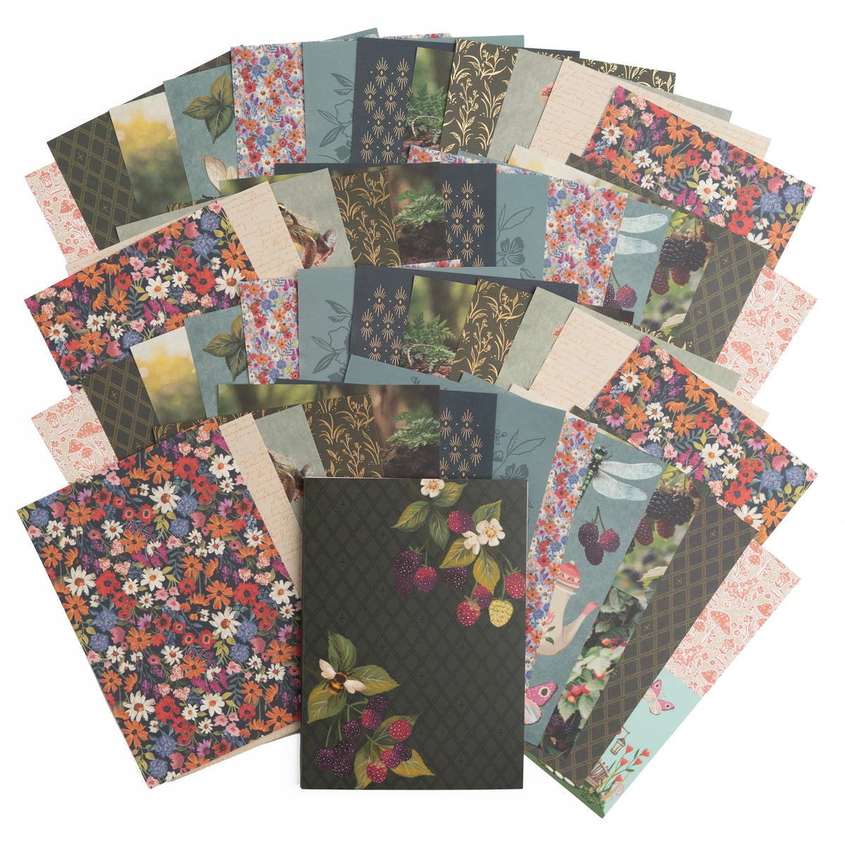 Archer & Olive - Meadow & Vine Collage Paper Pad-Sticker-DutchMills