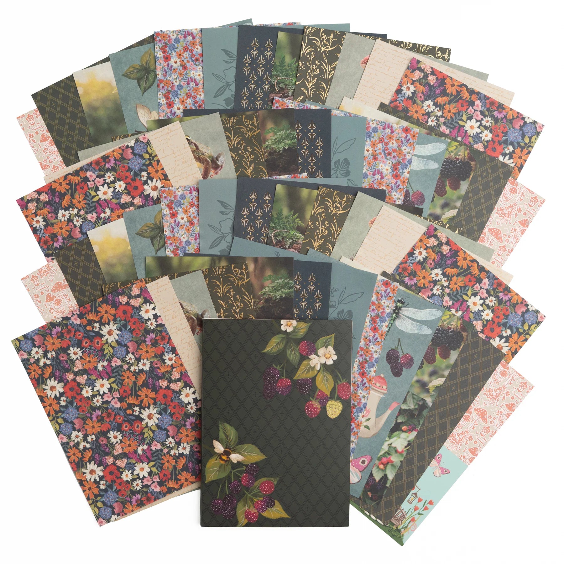 Archer & Olive - Meadow & Vine Collage Paper Pad-Sticker-DutchMills
