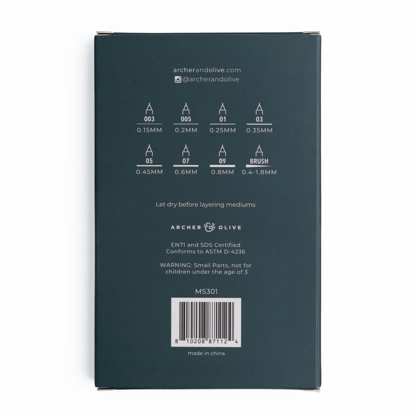 Archer & Olive - Monograph Pen Set of 8-Stift-DutchMills