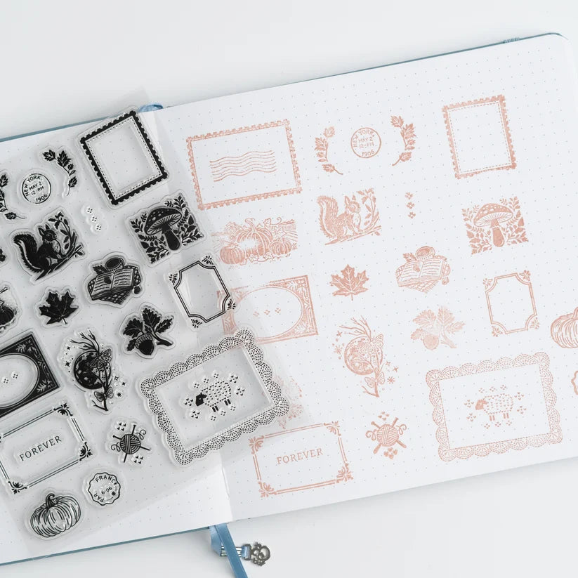 Archer & Olive - Quiet Corners Acrylic Stamp Set-Stempel-DutchMills
