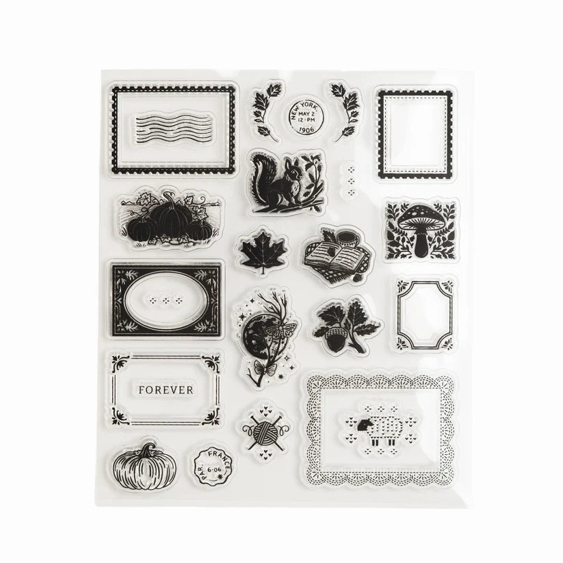 Archer & Olive - Quiet Corners Acrylic Stamp Set-Stempel-DutchMills