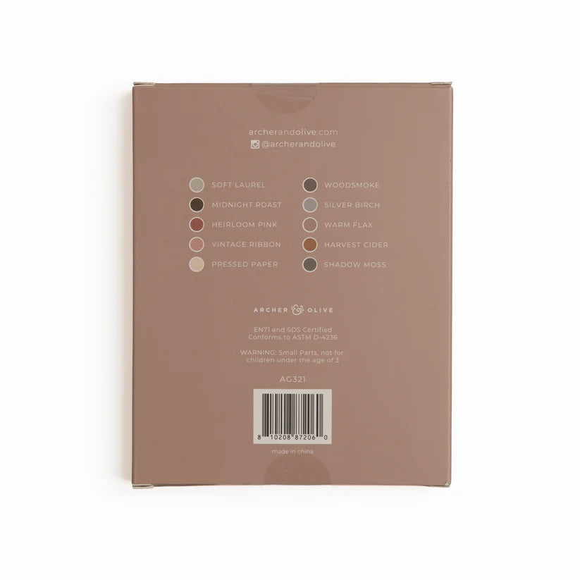 Archer & Olive - Quiet Corners | Set of 10 Acrylograph Pens-Stift-DutchMills