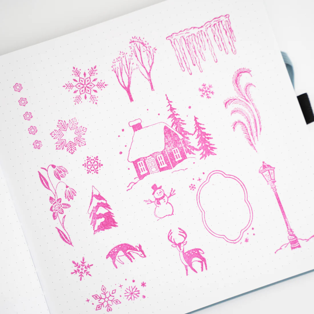 Archer & Olive - Snow & Stillness Stamp Set-Stempel-DutchMills