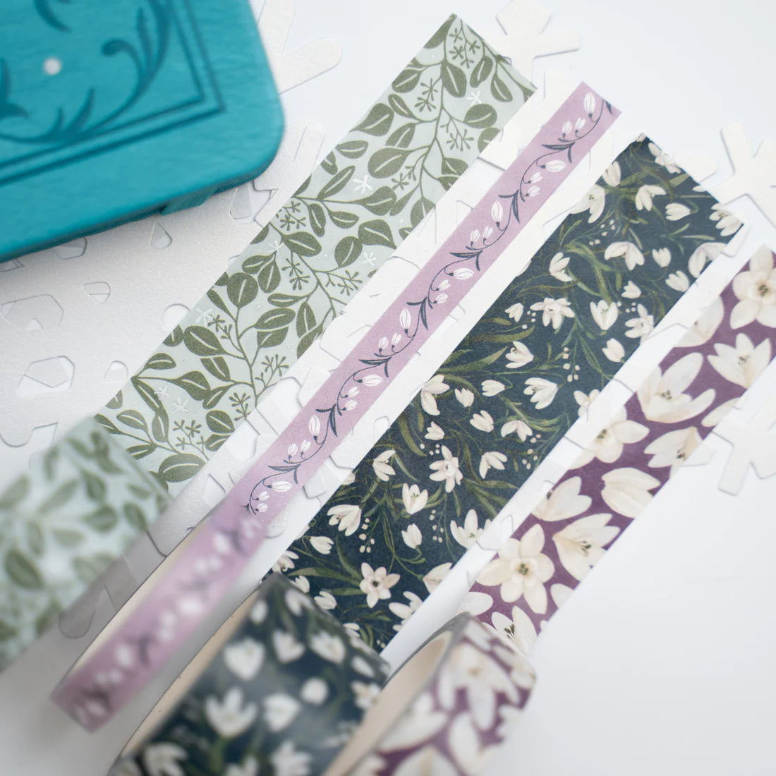 Archer & Olive - Snowdrops Washi Tape Set-Maskingtape-DutchMills