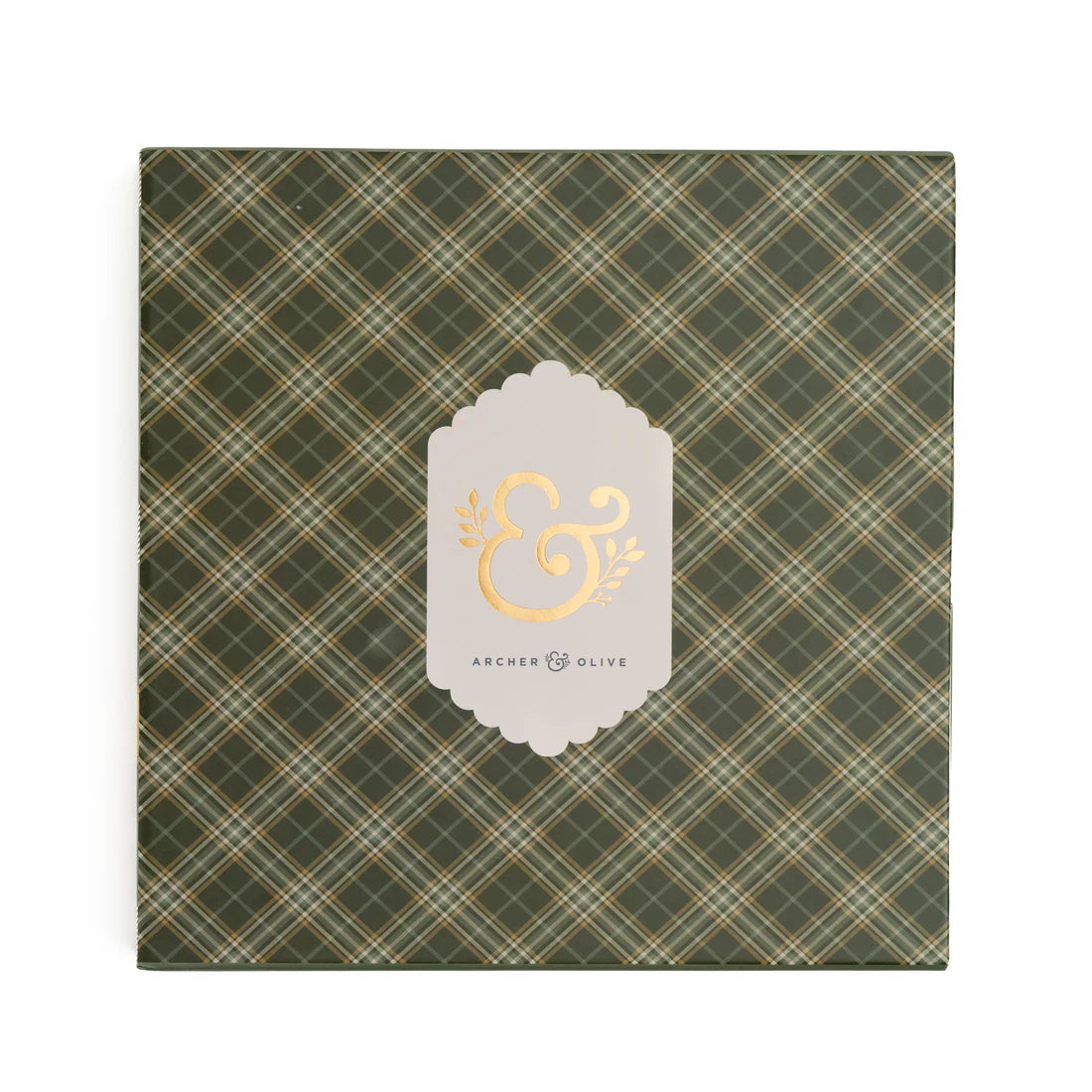 Archer & Olive - Square Gingko Leaf Dot Grid Notebook-Notitieboek-DutchMills