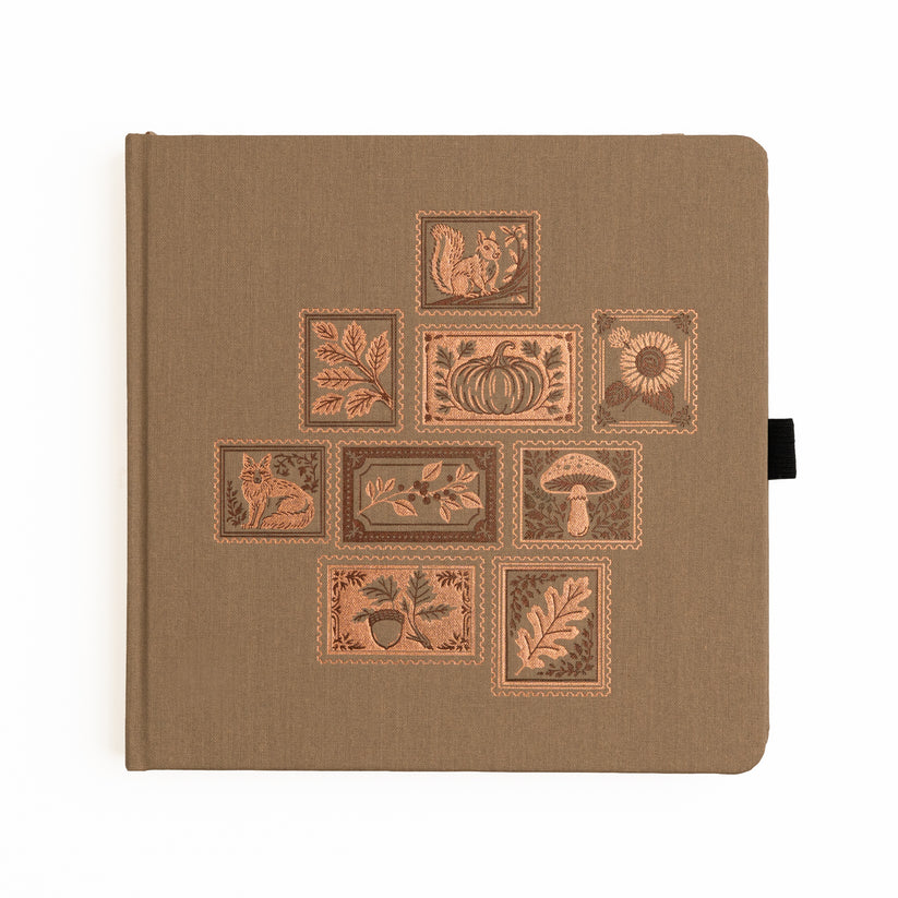 Archer & Olive - Square The Stamp Collector Dot Grid Notebook-Notitieboek-DutchMills