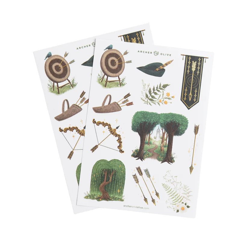 Archer & Olive - The Archer Sticker Set-Sticker-DutchMills