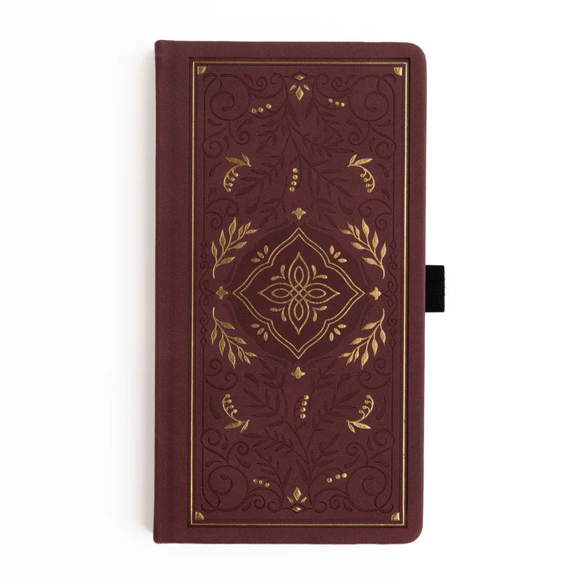 Archer & Olive - Traveler's Storybook in Plum Dot Grid Notebook-Notitieboek-DutchMills