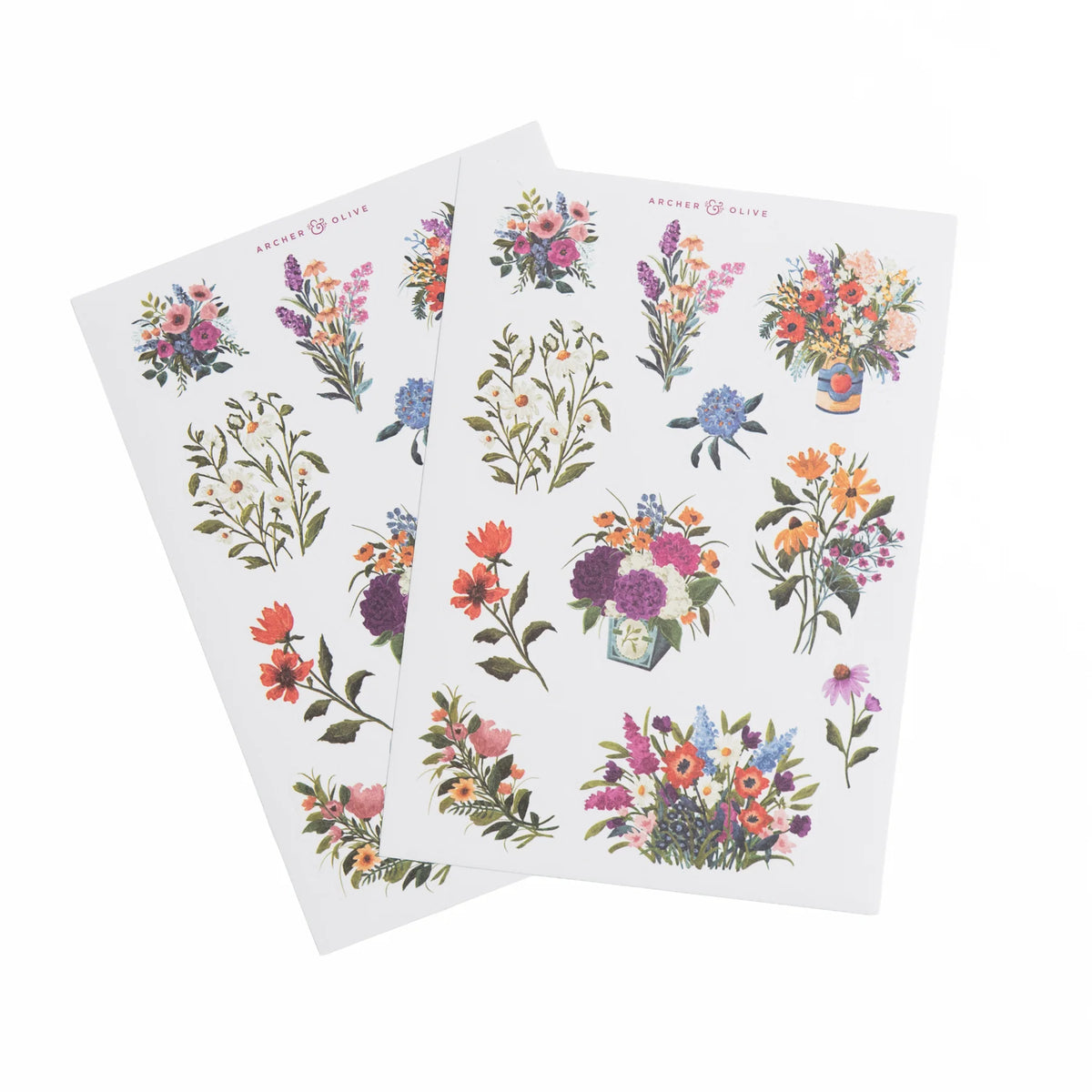 Archer & Olive - Wildflowers Sticker Set-Sticker-DutchMills