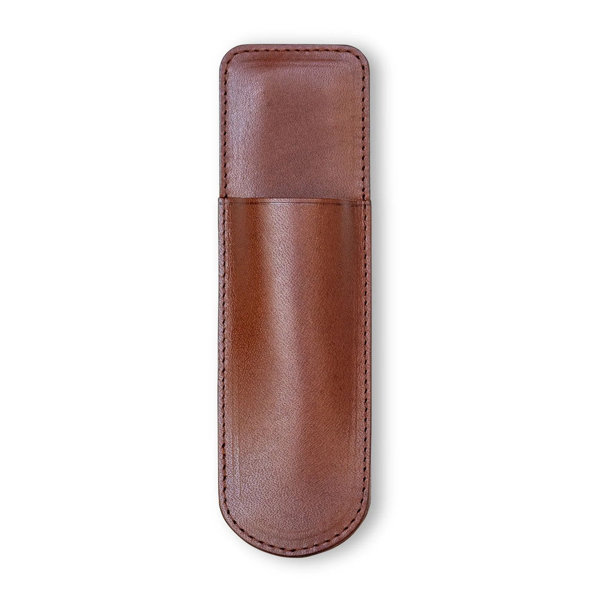 Atelier Phileas - Kumano Leather Pen Holster (Brown/One Pen)-Penholder-DutchMills