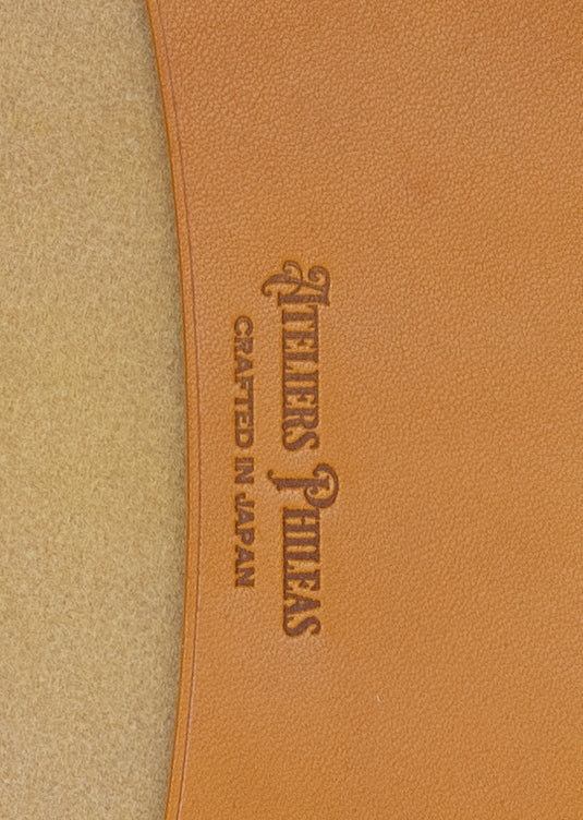 Atelier Phileas - Yokohama A5 Leather Notebook Cover - Mujstard-Cover-DutchMills