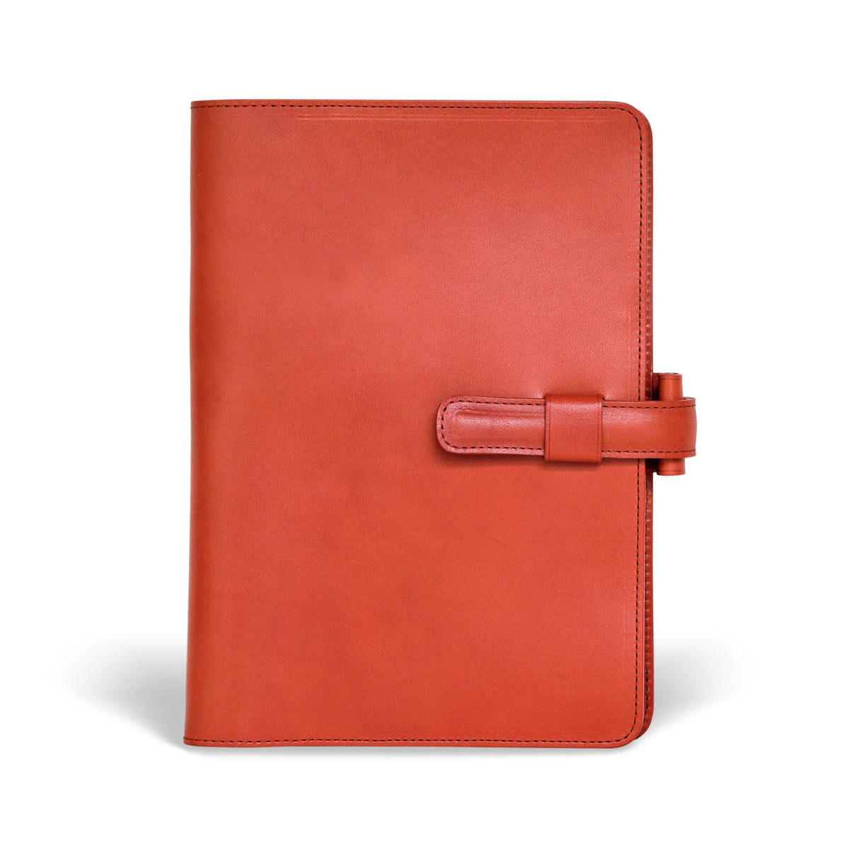 Atelier Phileas - Yokohama A5 Leather Notebook Cover - Orange-Cover-DutchMills