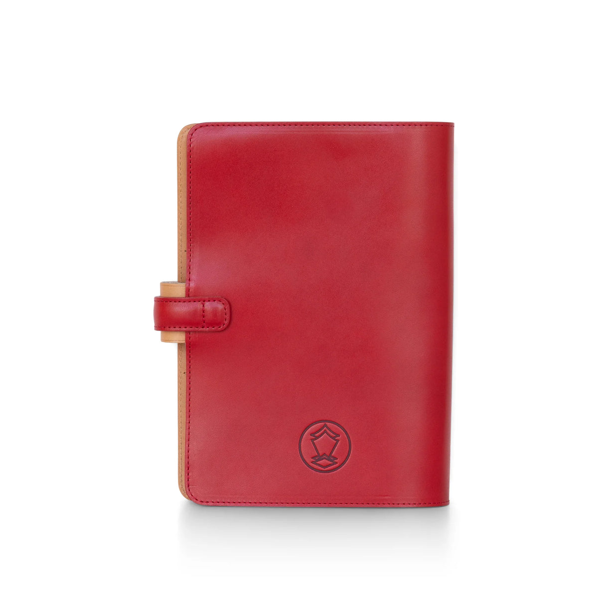 Ateliers Phileas - Yokohama A5 Leather Notebook Cover - Red/Natural-Cover-DutchMills