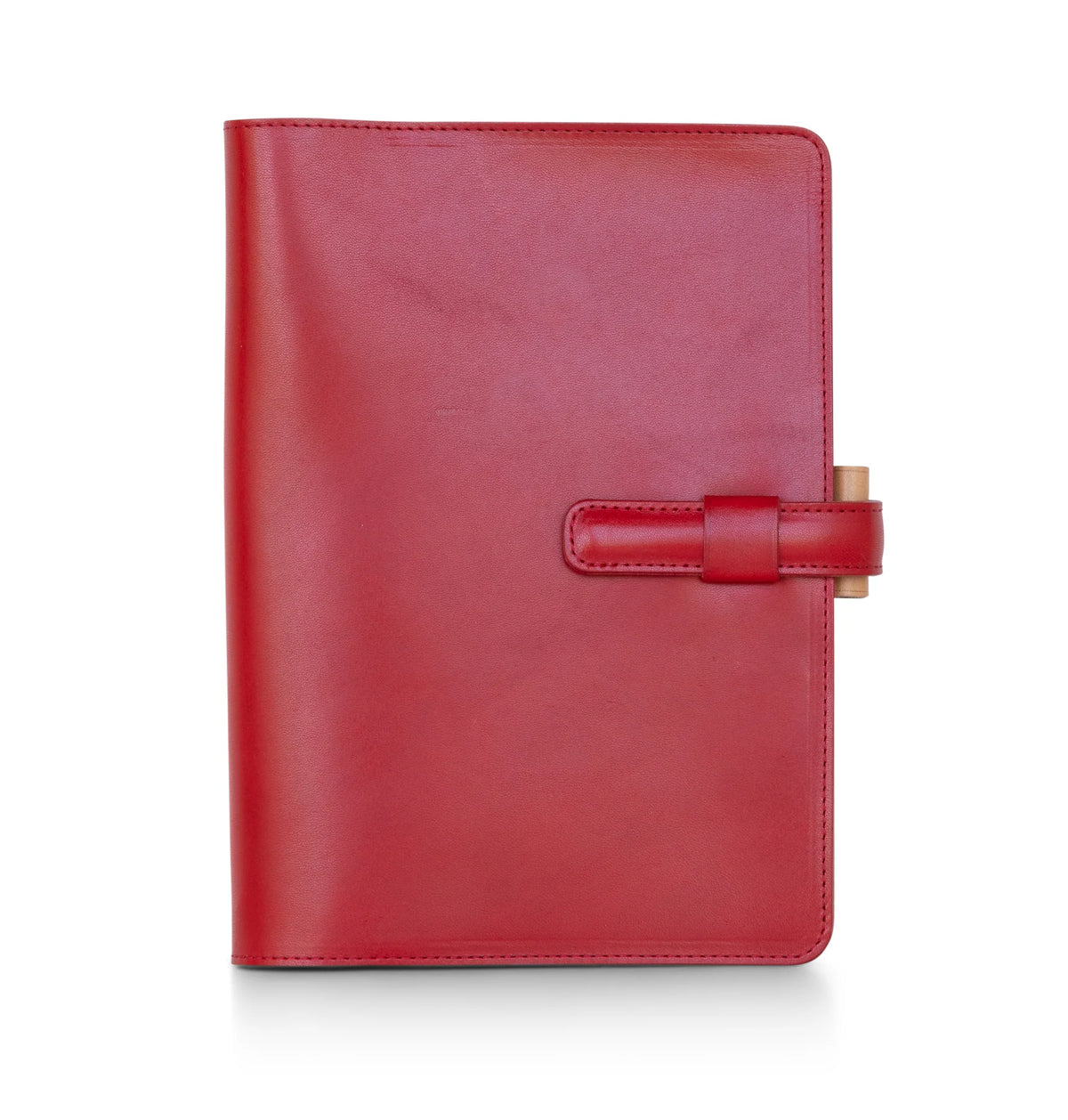 Ateliers Phileas - Yokohama A5 Leather Notebook Cover - Red/Natural-Cover-DutchMills