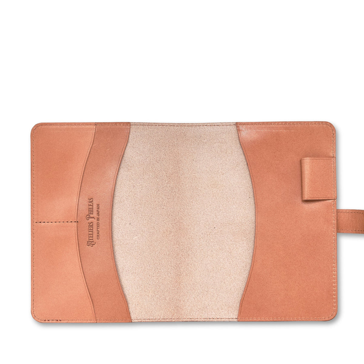 Atelier Phileas - Yokohama A6 Leather Notebook Cover - Natural-Cover-DutchMills