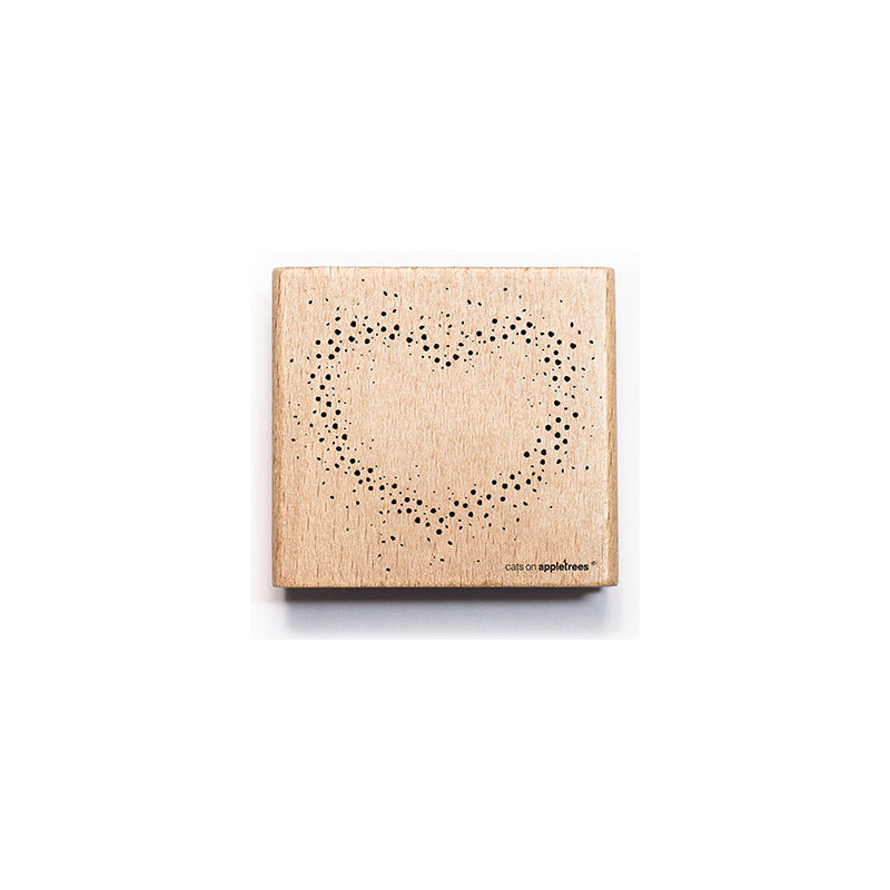 Cats on Appletrees - Confetti Heart-Stempel-DutchMills