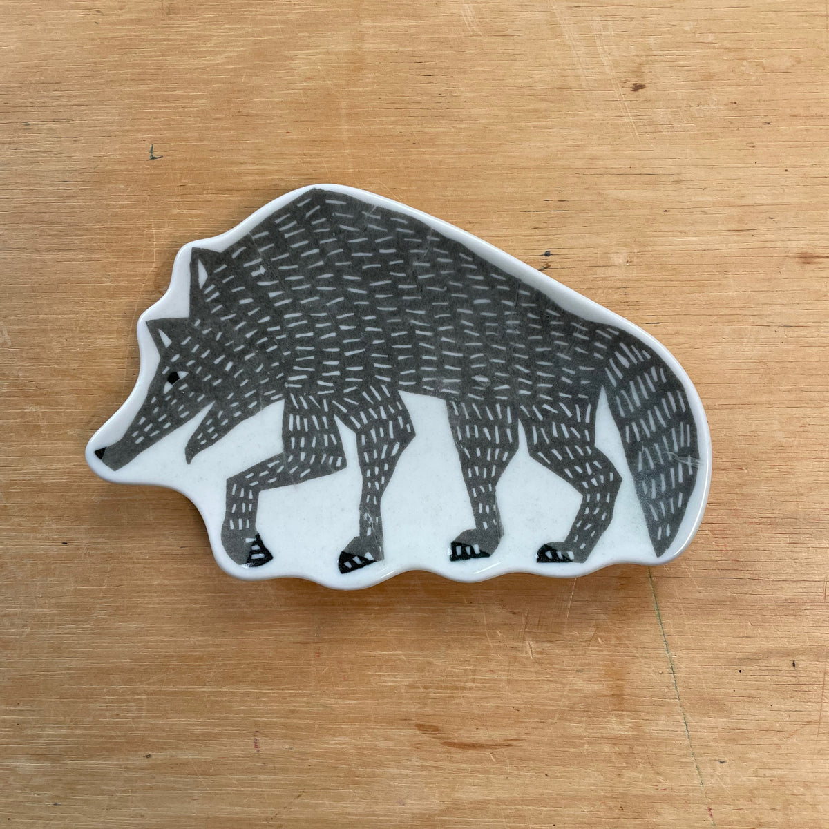 Classiky - KATA KATA - small dish (wolf gray)-Porcelain-DutchMills