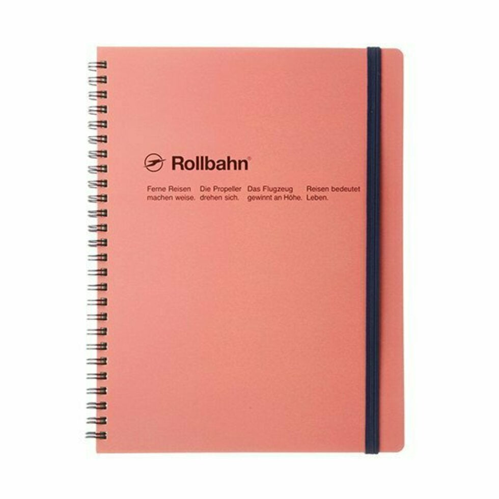 Delfonics - Rollbahn Classic Spiral Notebook - Blush Pink - A5-Notitieboek-DutchMills