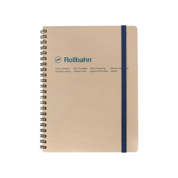 Delfonics - Rollbahn Classic Spiral Notebook - Greige - A5-Notitieboek-DutchMills