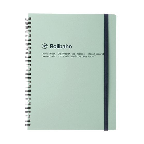 Delfonics - Rollbahn Classic Spiral Notebook - Sky Blue - A5-Notitieboek-DutchMills