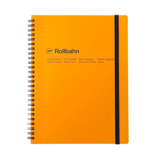 Delfonics - Rollbahn Classic Spiral Notebook - Yellow - A5-Notitieboek-DutchMills